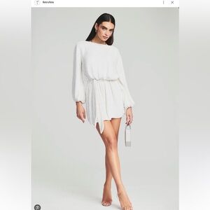 Retrofete grace White sequin Mini Dress